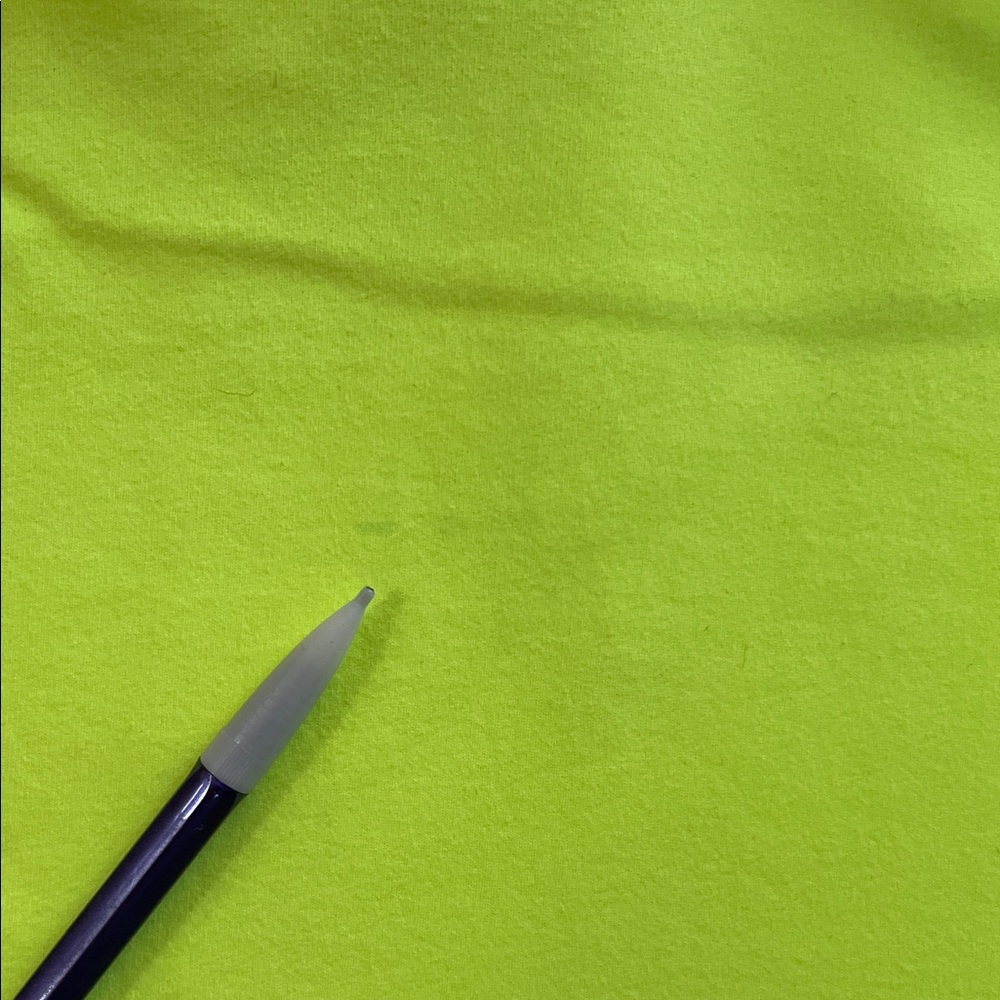 Flawed Lululemon Y Back Tank Top, Highlighter Yellow, size 10 - Picture 5 of 8